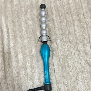 BedHead Turquoise and Silver Curling Wand